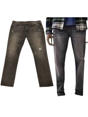 🆕 True Religion GENO Jeans 42 x 34 Big & Tall Relaxed Slim Renegade Asphalt Wash